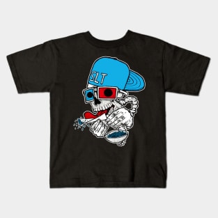 Rollin skull slt classic Miskeldesign Kids T-Shirt